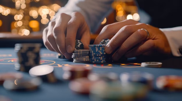 cuan77 app showing live-dealer blackjack table with real-time action